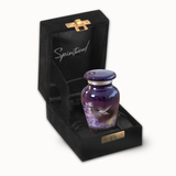 Sacred Purple Hummingbird Keepsake Urn