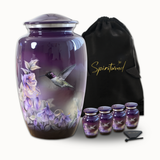 Hummingbird Cremation Urn Set (5 Piece)