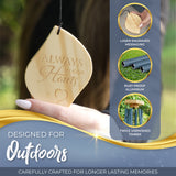 Ocean Blue Memorial Wind Chimes