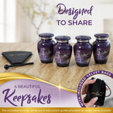 Hummingbird Cremation Urn Set (5 Piece)