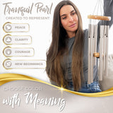 Tranquil Pearl Memorial Wind Chimes